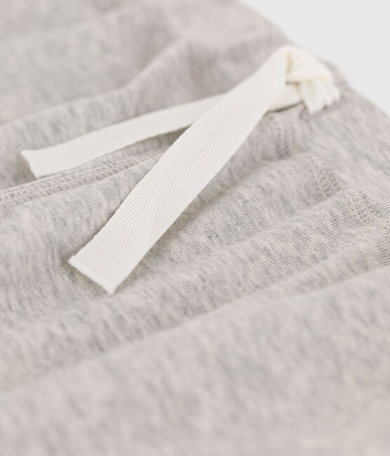 Bermuda in cotone bambino grigio BELUGA CHINE