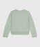 Maglia in tessuto felpato donna verde HERBIER