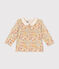 Blusa con colletto in cotone neonato bianco AVALANCHE/ MULTICO