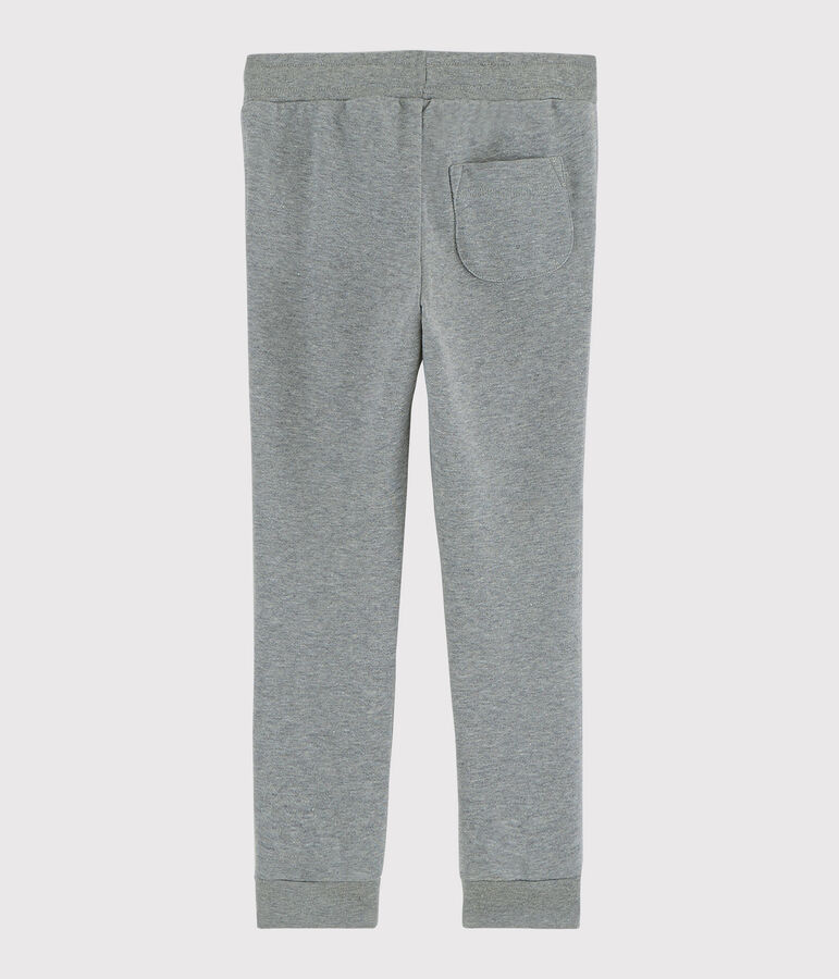 Pantaloni in felpa bambino grigio