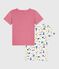 Set di T-shirt a maniche lunghe in cotone con stampa Parigi bambino variante 1