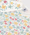 Camicia da notte bambina in cotone a fiori con corona bianco MARSHMALLOW/bianco MULTICO
