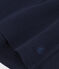 T-shirt Iconica a maniche lunghe a coste tinta unita donna blu SMOKING