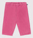 Pantaloni in velluto tinta unita neonato