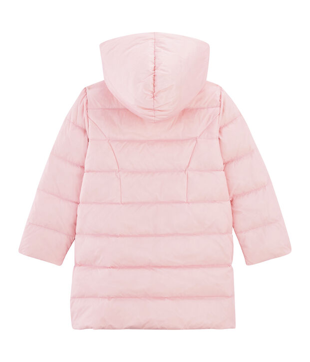 Piumino da bambina rosa