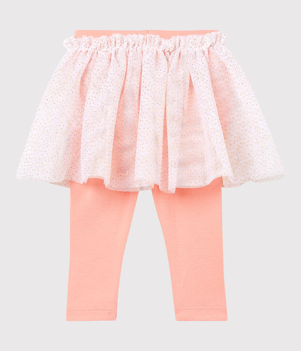 Gonna legging bambina rosa/rosa
