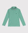 Dolcevita a righe in cotone bambino unisex verde JARDIN/ MARSHMALLOW