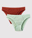 Confezione da 2 slip in cotone Donna