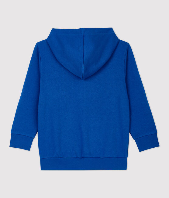 Felpa con cappuccio bambina/bambino blu MAJOR