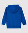 Felpa con cappuccio bambina/bambino blu MAJOR