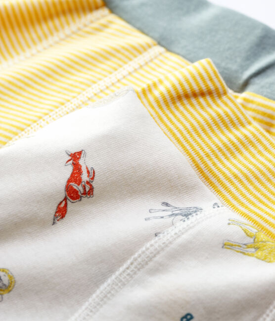 Confezione da 2 boxer bambino fantasia muflone in cotone biologico variante 1