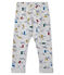 Pantalone bebè maschio in molleton fantasia grigio BELUGA/bianco MULTICO