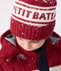 Cuffietta in maglia foderata in pile Petit Bateau bambino