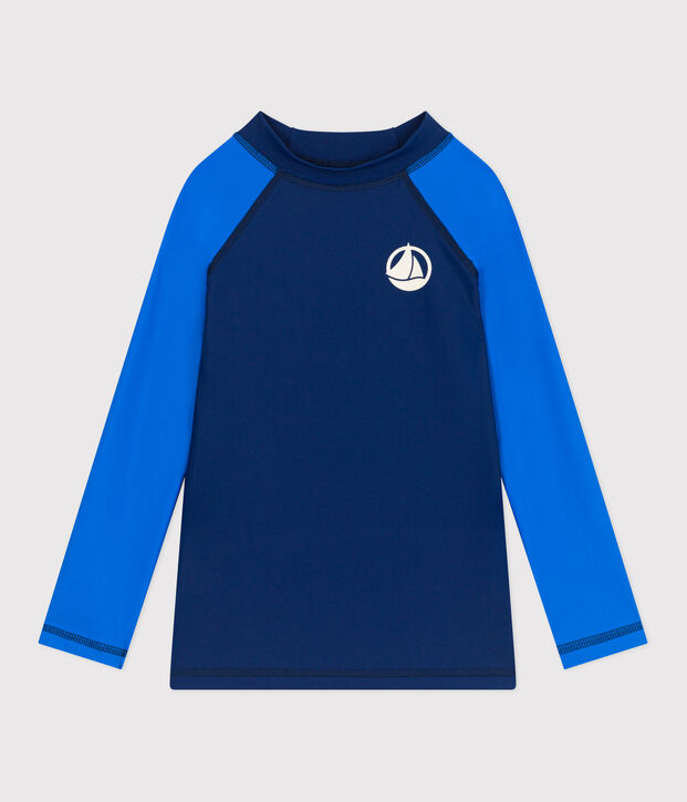 T-shirt anti-uv bambino blu
