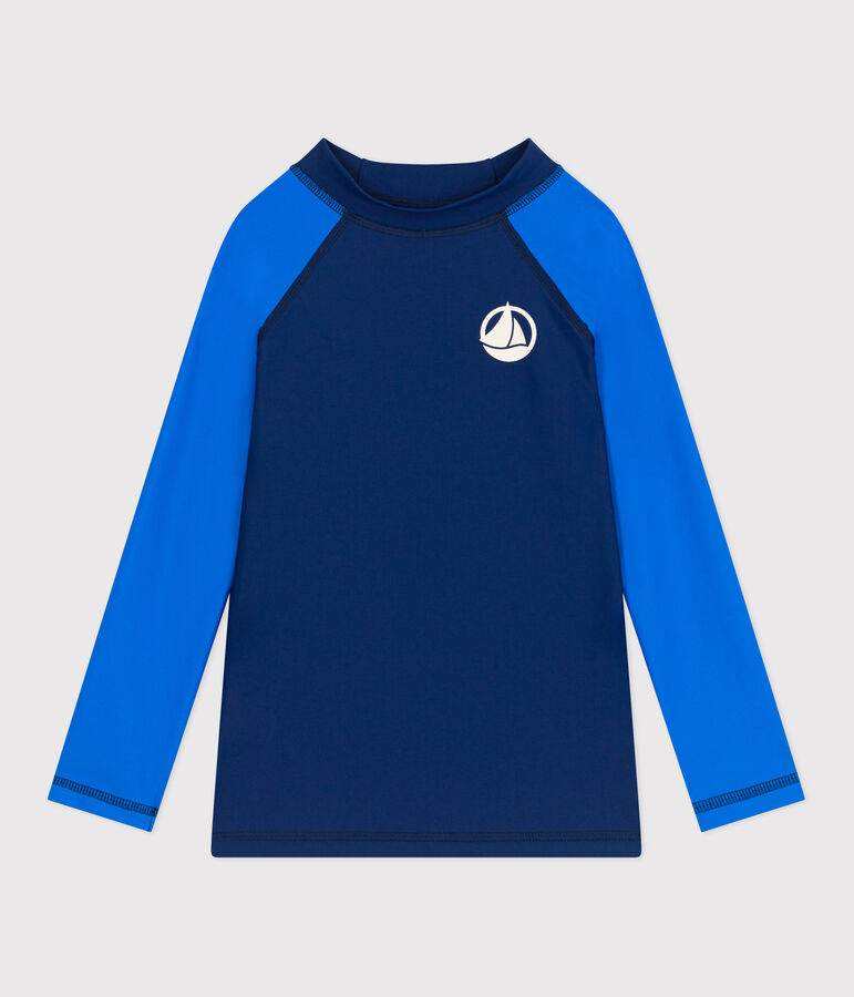 T-shirt anti-uv bambino blu