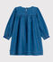 Abito a maniche lunghe in denim bambina blu DENIM CLAIR