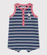 Tuta Petit Bateau X Snoopy in jersey leggero bebè