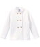 Cappotto bambina in tubique matelassé bianco MARSHMALLOW