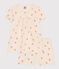 Pigiama short fantasia animali in cotone bambino bianco AVALANCHE/ MULTICO