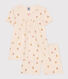 Pigiama short fantasia animali in cotone bambino