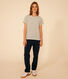 T-shirt LE DROIT girocollo in cotone Donna