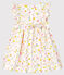 Abito manica corta bebè femmina fantasia bianco MARSHMALLOW/bianco MULTICO