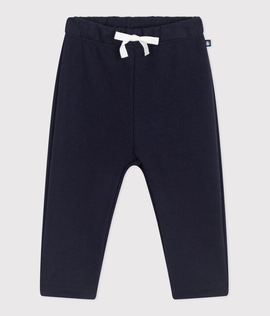 Joggers in cotone tinta unita neonato blu SOIR