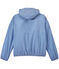 Impermeabile anti-vento unisex millerighe blu PERSE/bianco MARSHMALLOW
