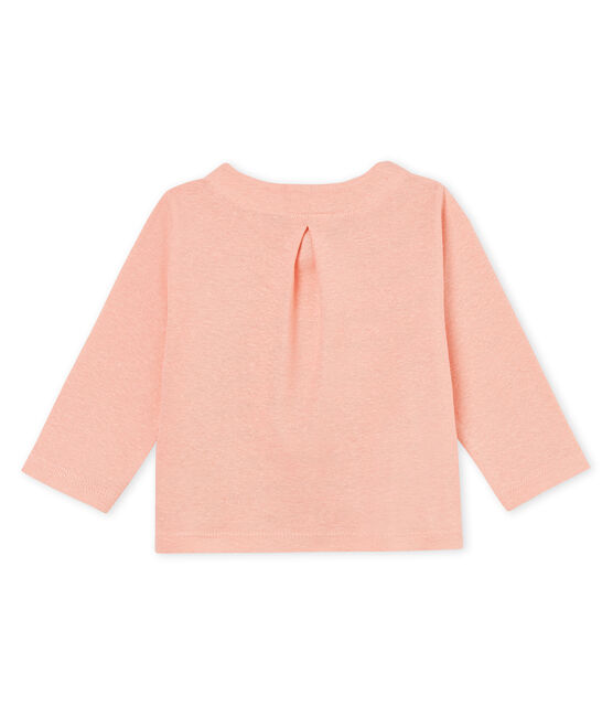Cardigan bambina in cotone/lino ROSAKO
