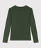 T-shirt L'ICONIQUE girocollo in cotone Donna verde AVORIAZ