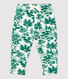 Pantaloni bebè in molleton con motivo vegetale