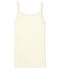Canottiere con spalline bambina in cotone lana seta bianco MARSHMALLOW