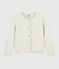 Cardigan in tubique bambina beige MONTELIMAR CHINE