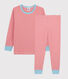 Pigiama a righe bambino in cotone