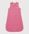 Sacco nanna in ciniglia tinta unita neonata TOG 3 rosa