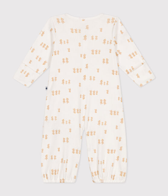 Sacco nanna in cotone neonato bianco MARSHMALLOW/grigio GRIS