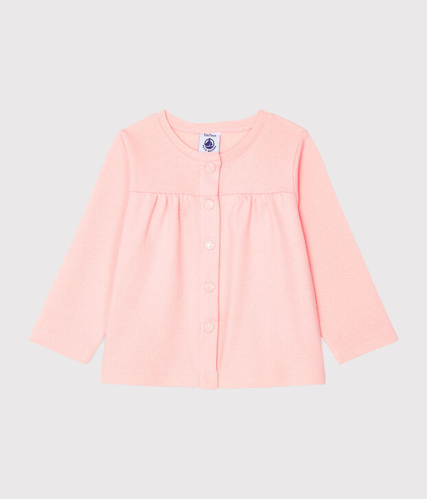 Cardigan beb&egrave; femmina rosa