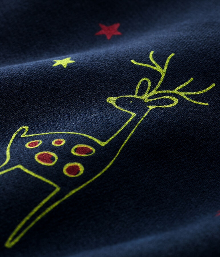 Felpa da neonato in mollettone blu