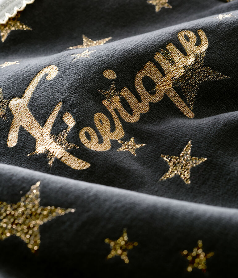 Tutina beb&eacute; femmina in ciniglia grigio/giallo