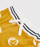 Bermuda in maglia bambino giallo BOUDOR/bianco MARSHMALLOW