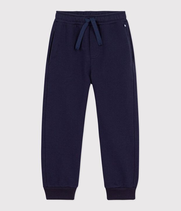 Joggers in cotone tinta unita bambina SMOKING