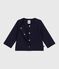 Cardigan in cotone spesso con motivo a cuori neonata SOIR