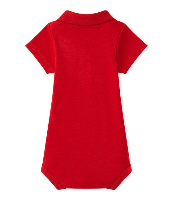 Body per bebè maschio con colletto rosso TERKUIT