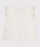 Blusa senza maniche in cotone per bebè bianco MARSHMALLOW