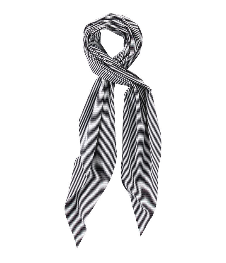 Foulard donna millerighe blu SMOKING/bianco LAIT