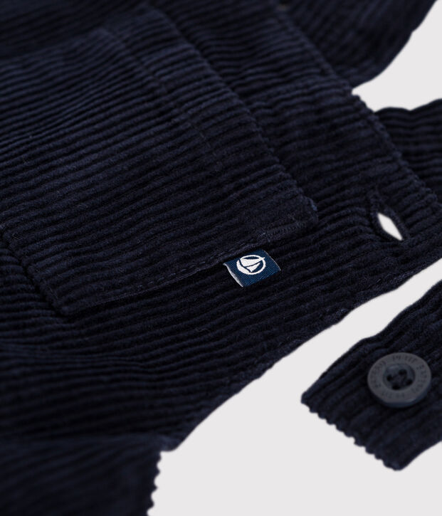 Salopette in velluto neonato SMOKING