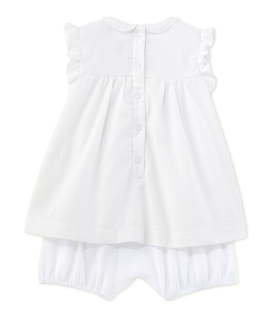 Robe body bébé fille bianco ECUME