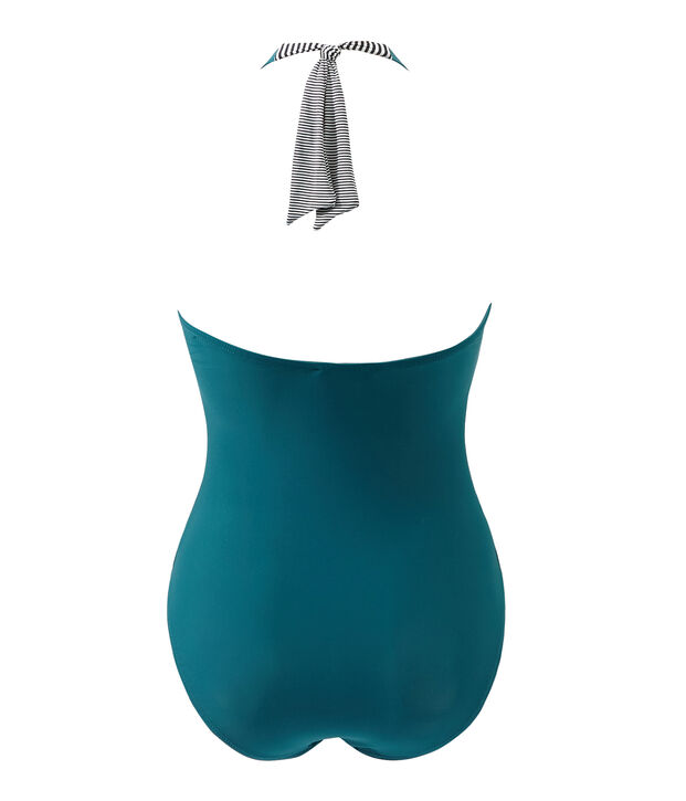 Costume da bagno donna intero verde Rivage
