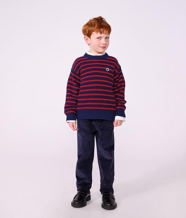 Pantaloni dritti in velluto bambino SMOKING