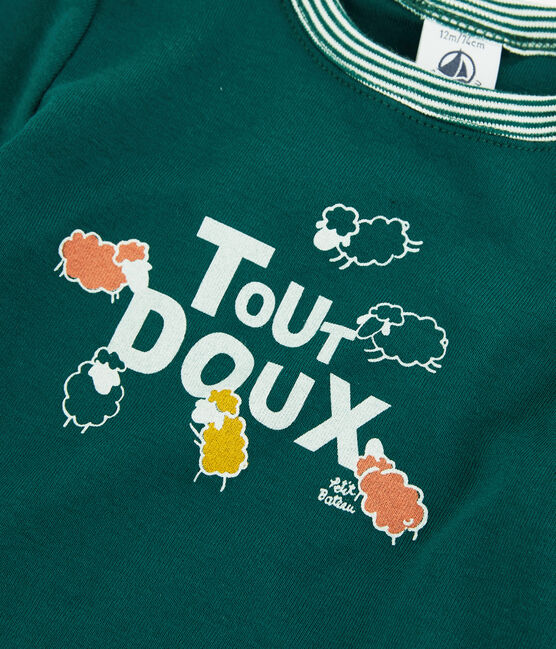 T-shirt in cotone bebè. verde PINEDE